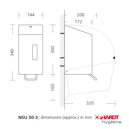 Dávkovač mýdla SanTRAL NSU 30-3 P, 3 l