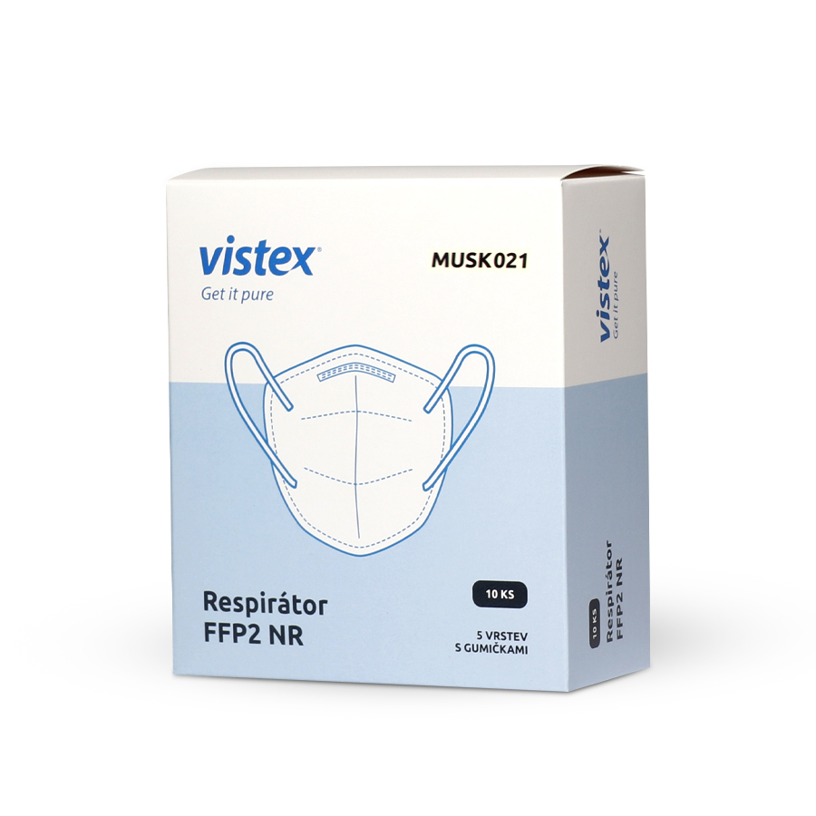 Respirátor FFP2 NR MUSK021 | 10 kusů