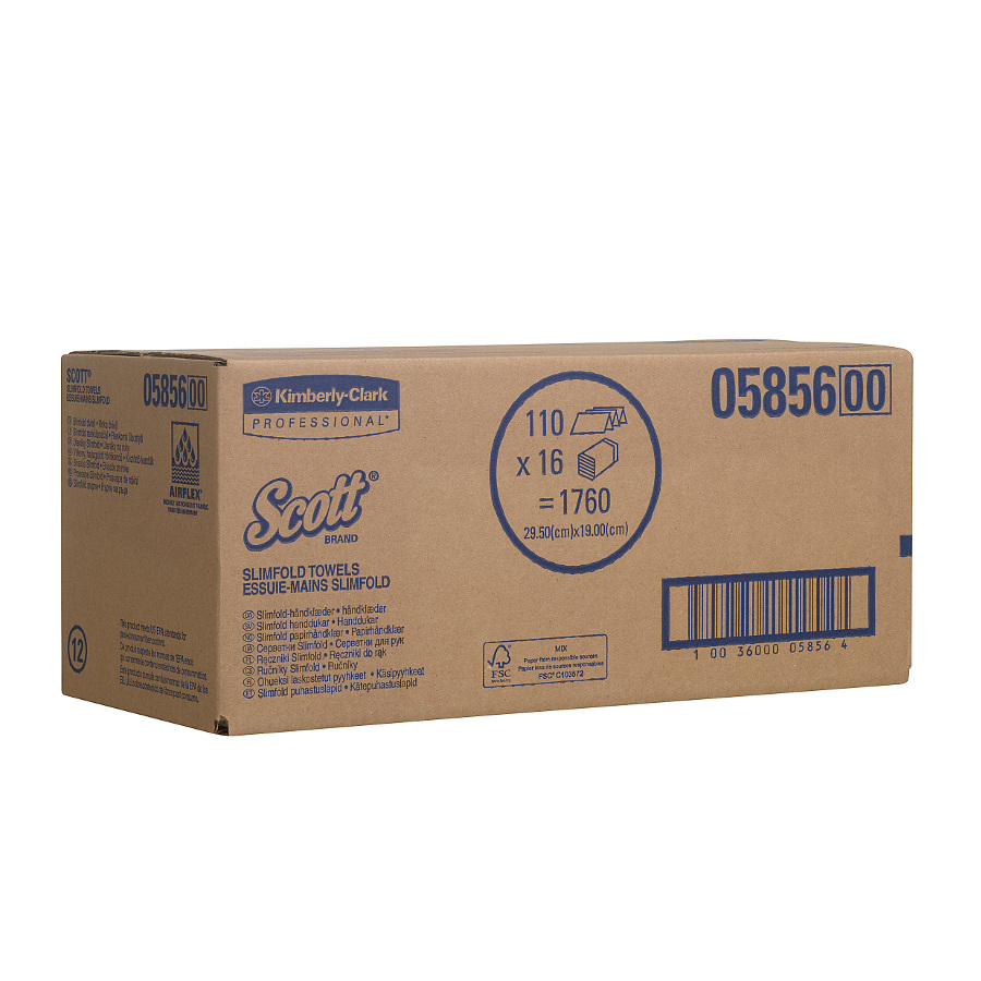Papírové ručníky Scott Slimfold | 16 x 110 ručníků
