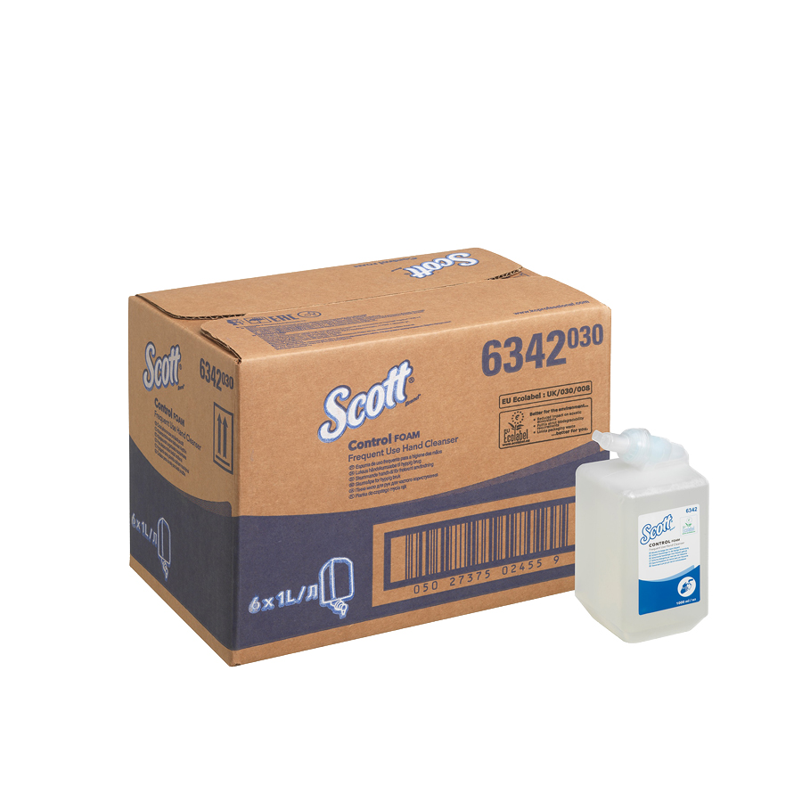 Pěnové mýdlo SCOTT CONTROL, 6 x 1 l lahev