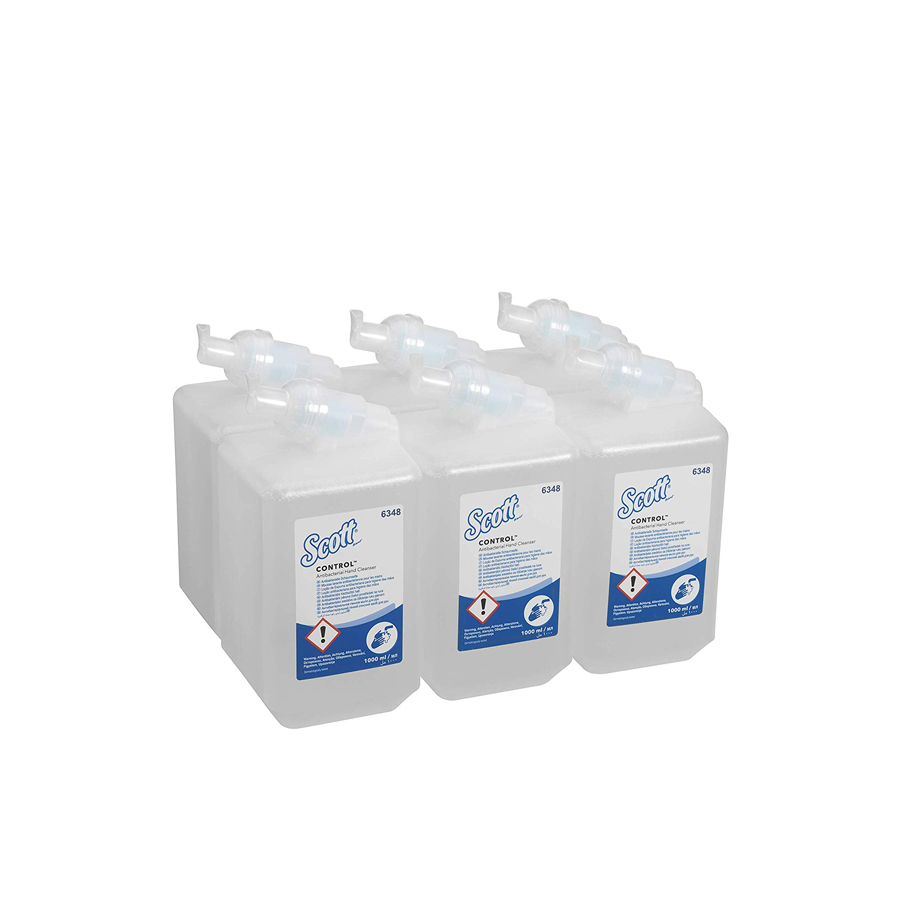 Pěnové mýdlo KC SCOTT CONTROL, antibakteriální, 6 x 1 l lahev