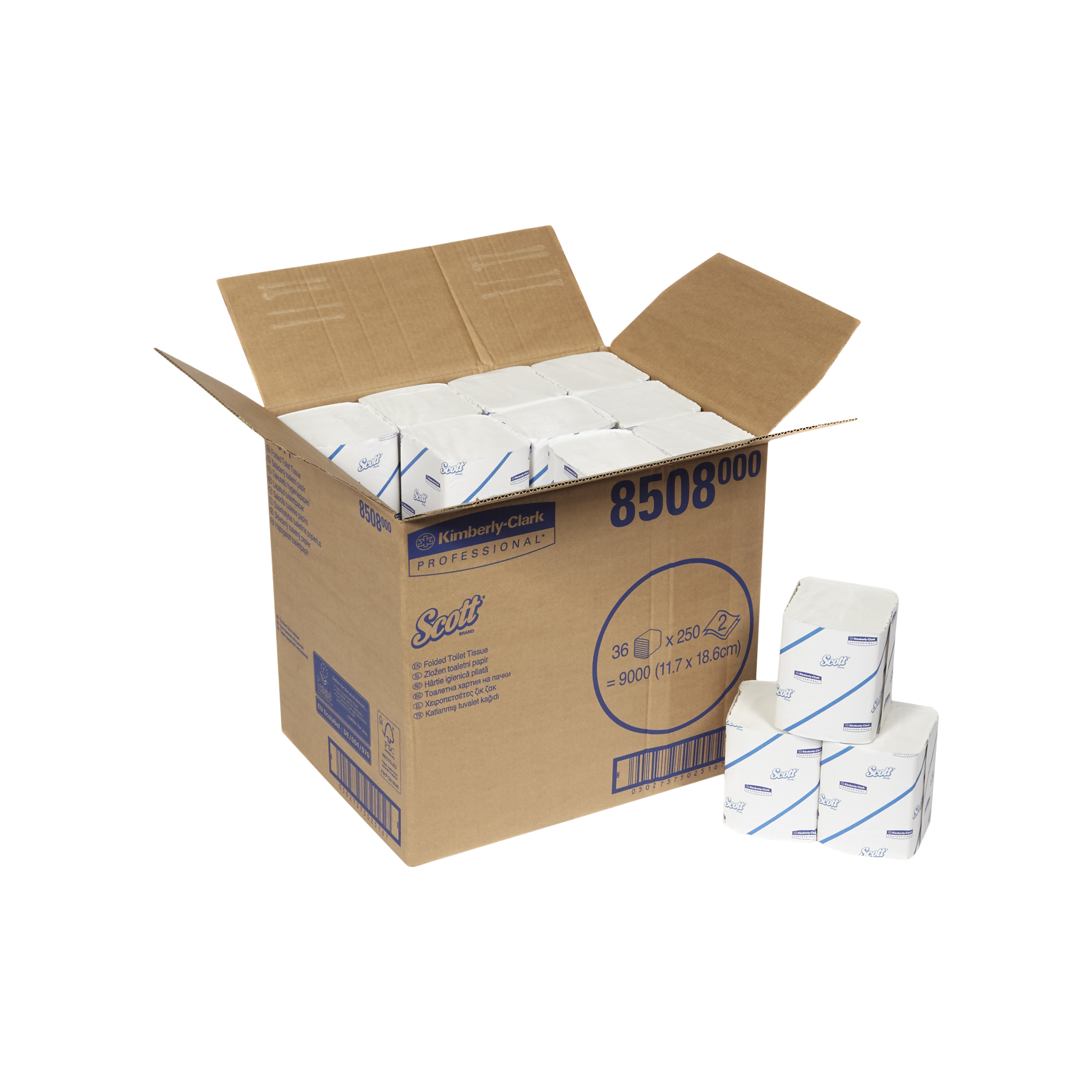 Toaletní papír Scott 8508 | 36 x 250 útržků