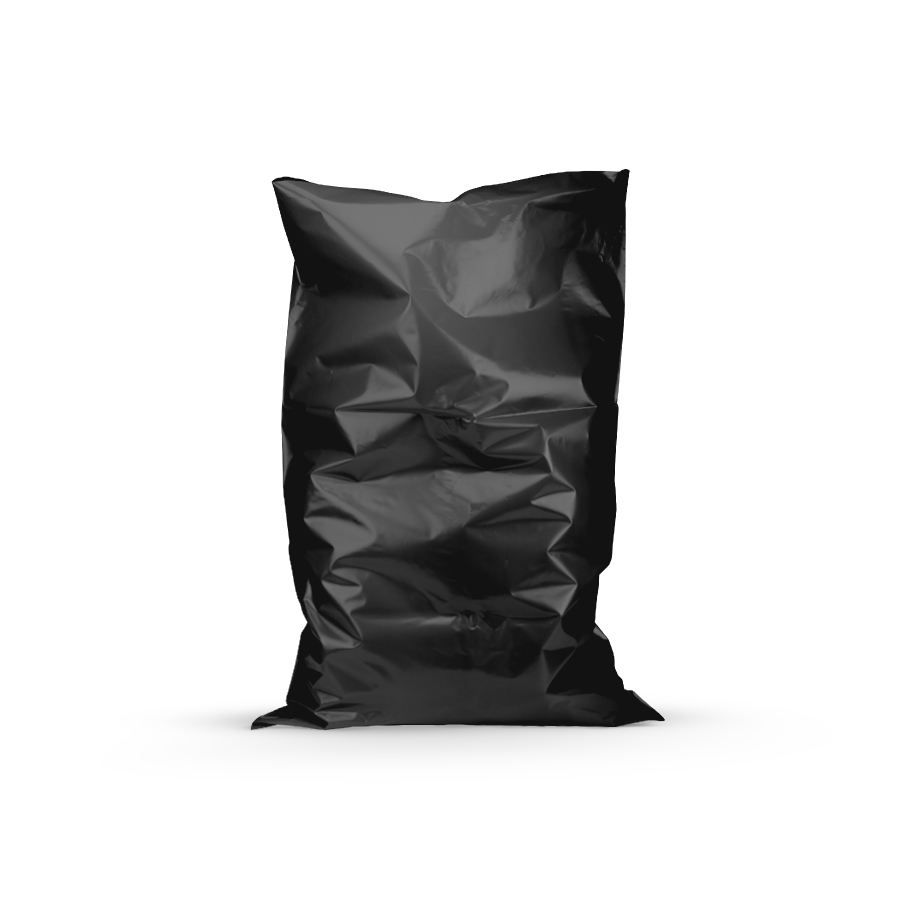 Pytel 1200 x 1500 mm, 80mi, černý, 25 ks