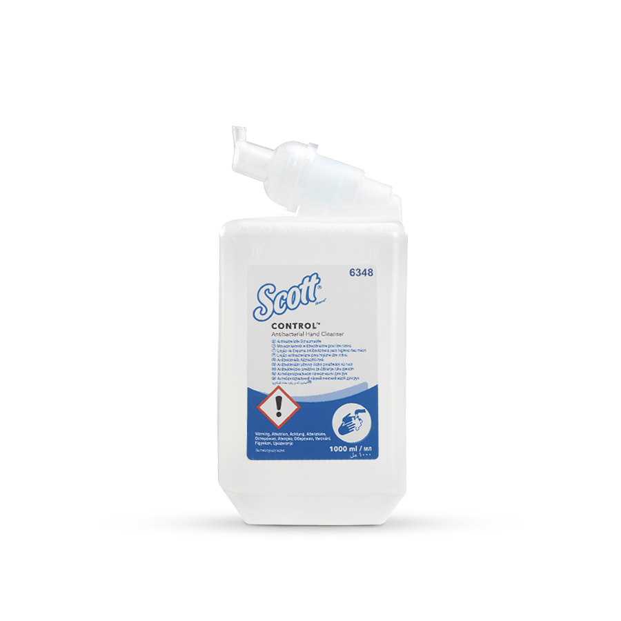 Pěnové mýdlo KC SCOTT CONTROL, antibakteriální, 6 x 1 l lahev