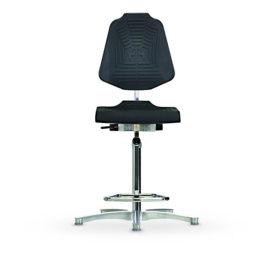 Židle CLASSIC WS 1211 E XL, polyuretanová, s kluzáky, vysoká