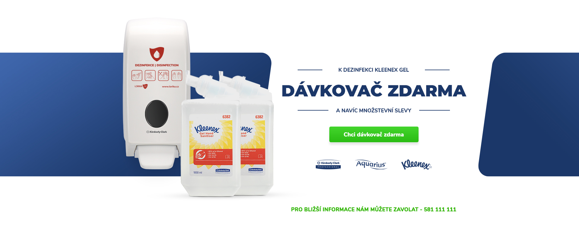 Dávkovače dezinfekce Aquarius 6948D